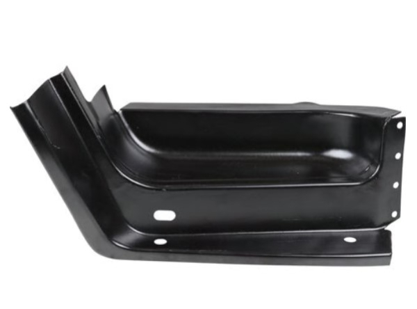 Kniestückabschnitt Einstieg vorn rechts Radlauf Reparaturblech VW Bus T2 08.72-07.79 vergl. 211809512A